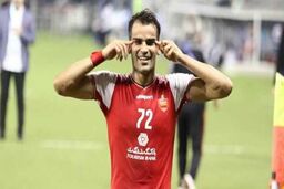 گل اول پرسپولیس به استقلال توسط آل کثیر