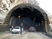 لحظه انفجار و ریزش تونل آزادراه تهران-شمال