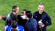 عصبانیت شدید گل محمدی و حمله به داور دربی
