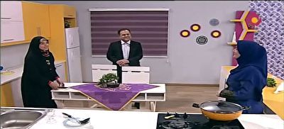 زمین خوردن آشپز برنامه به خانه برمی‌گردیم در آنتن زنده