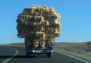 بار کامیون بر روی نیسان!