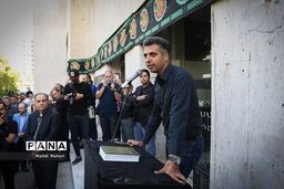 صحبت های عادل فردوسی‌پور در مراسم تشییع پیکر مهدی شادمانی