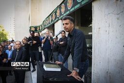 صحبت های عادل فردوسی‌پور در مراسم تشییع پیکر مهدی شادمانی