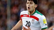 گل دوم ایران به چین توسط سردار آزمون