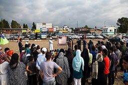 اقدام متفاوت طلبه ها در ساحل مازندران