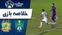 خلاصه بازی الاهلی عربستان 2 -الشرطه عراق 1