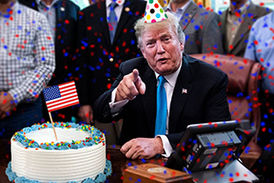 تبریک متفاوت مردم ایران به ترامپ در روز تولدش