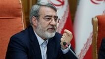  وزیر کشور: برای تامین امنیت و آسایش مردم، با هنجارشکنان برخورد می‌شود