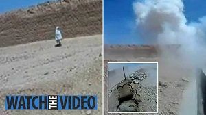 لحظه منفجر شدن کودک افغانستانی در حمله انتحاری 